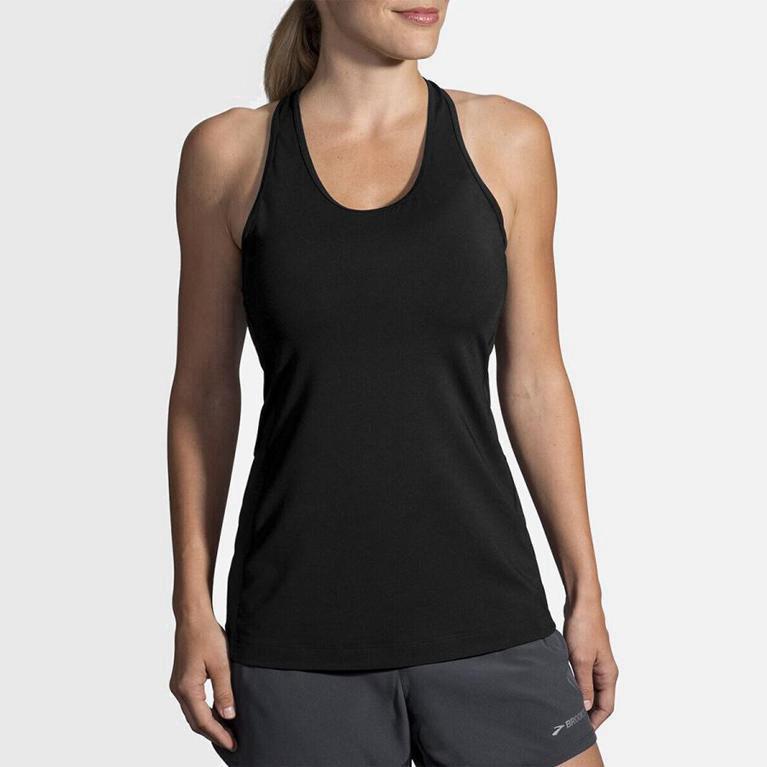 Brooks Pick-Up Mujer Camiseta Sin Mangas - Grises (5310RULOQ)